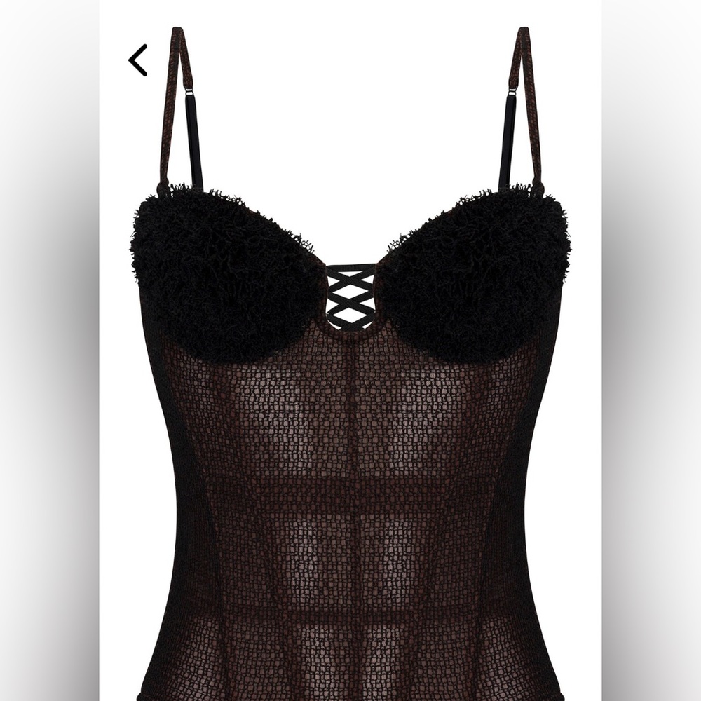 Heartbreaker Corset Top - Chocolate/Combo